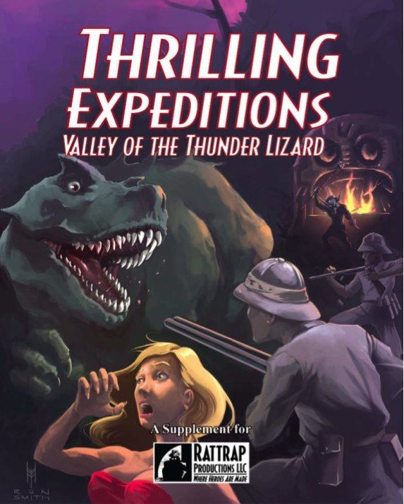 Thrilling Expeditions: Valley of the Thunder Lizard box art