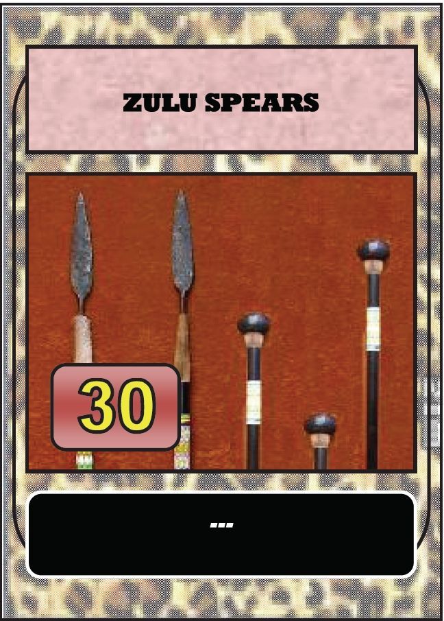 Zulu Spears box art