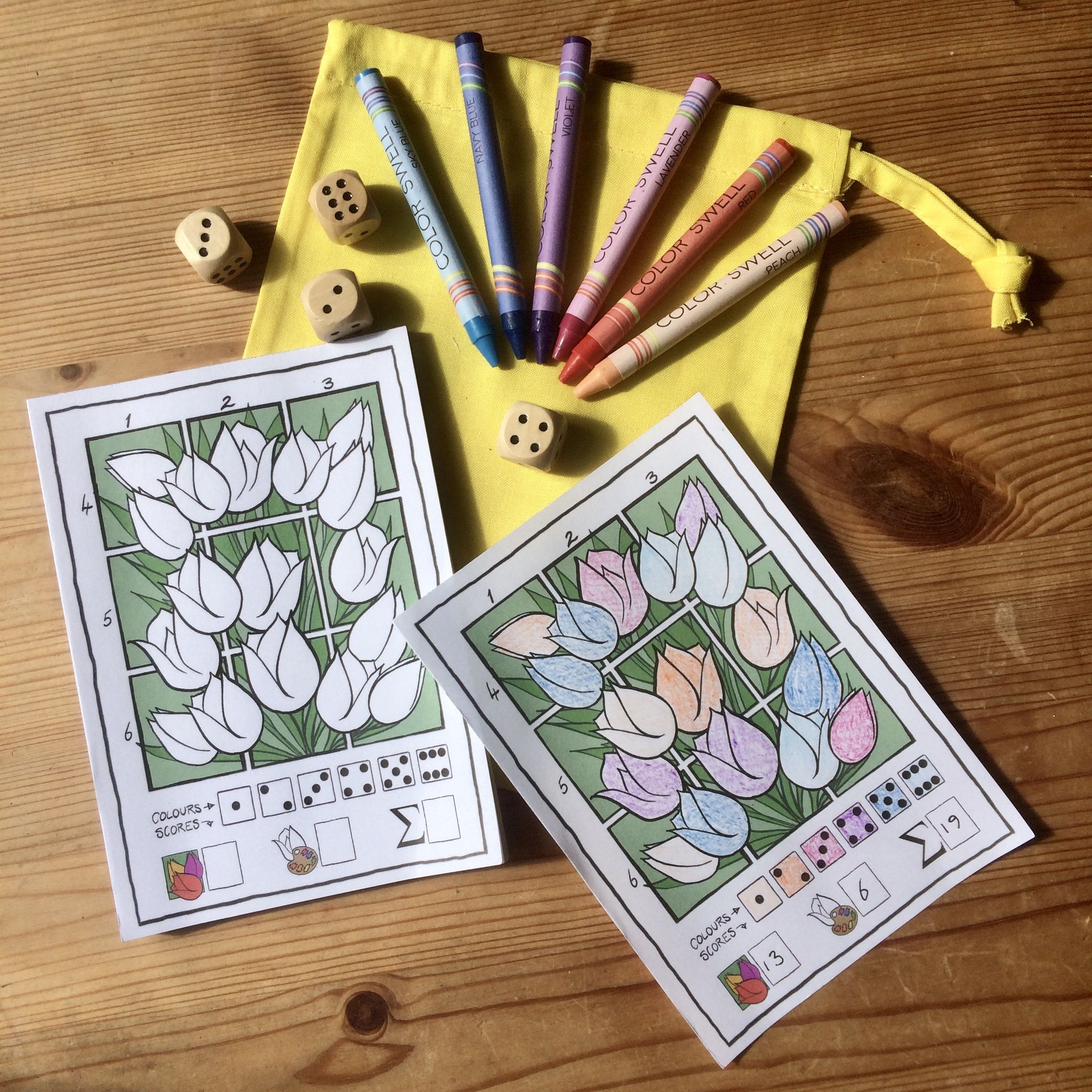 Roll and Colour: Notepads doboz