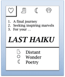 Last Haiku