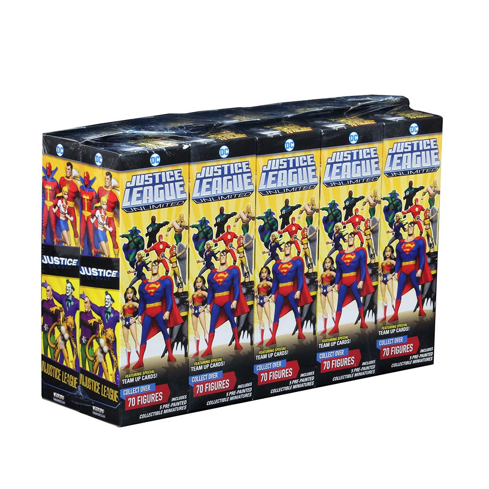 DC Comics HeroClix: Justice League Unlimited Booster Brick box art