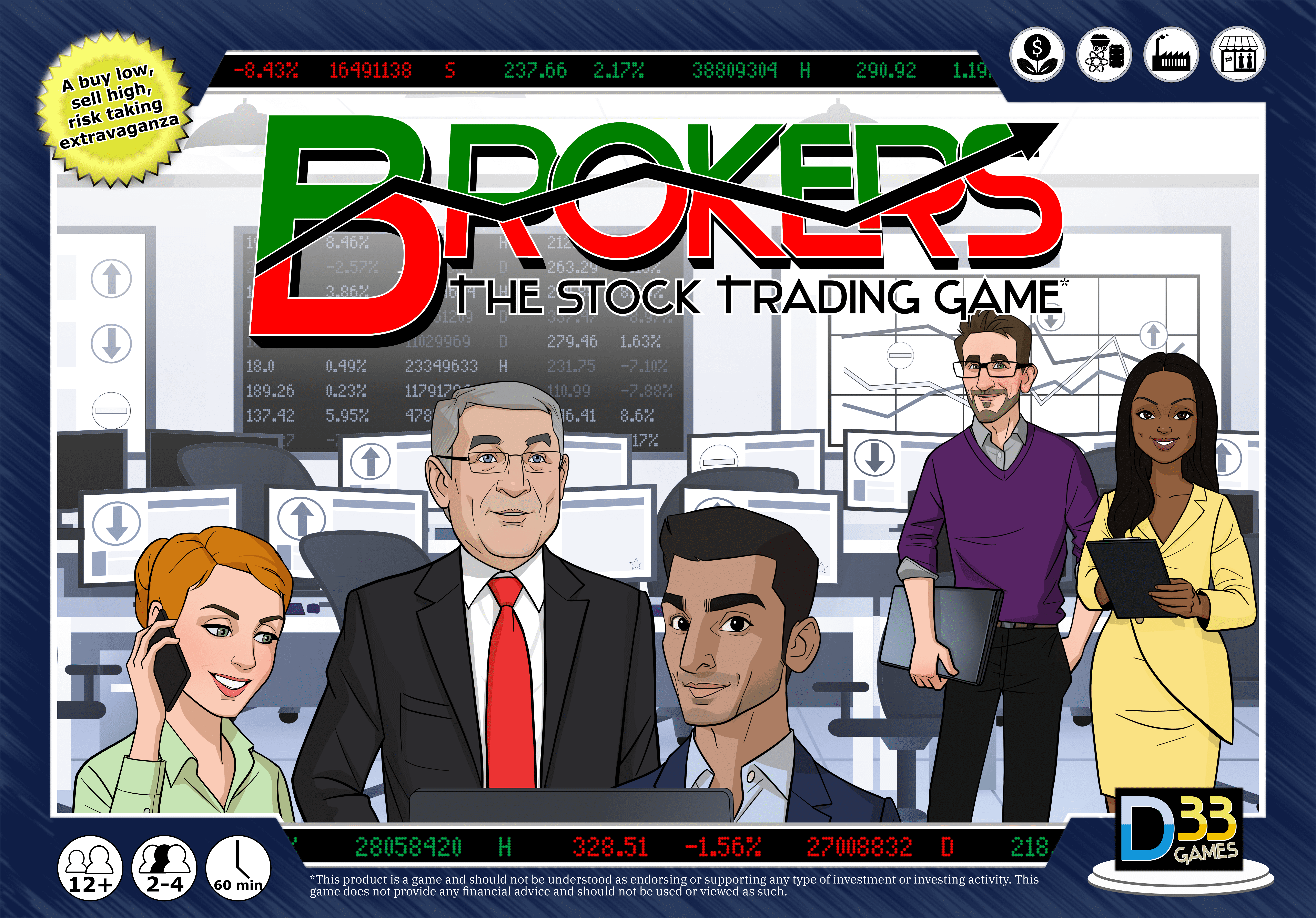 Brokers: The Stock Trading Game box art