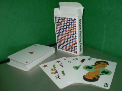 Estate Playing Cards doboz