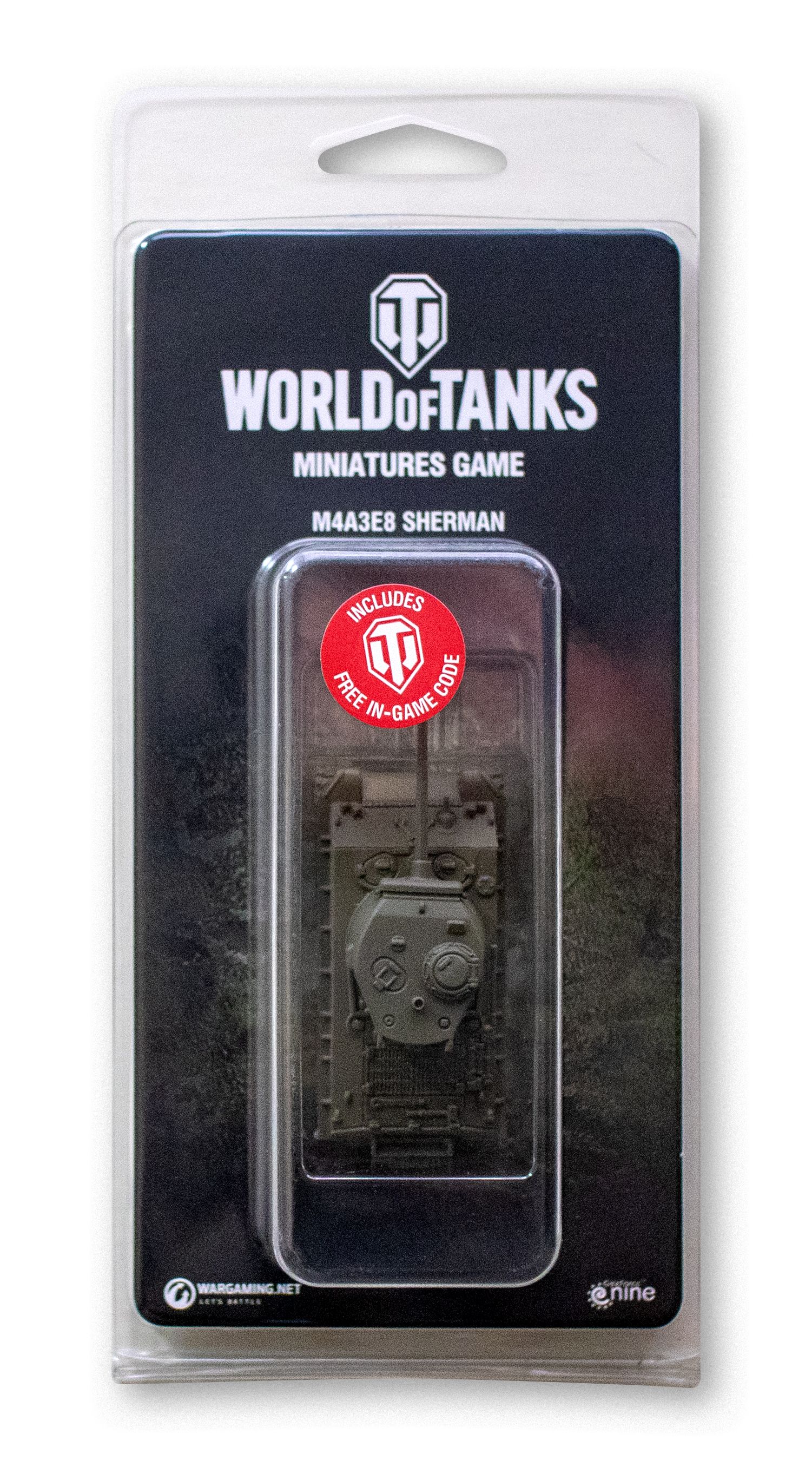 Coperta World of Tanks Miniatures Game: American – M4A3E8 Sherman