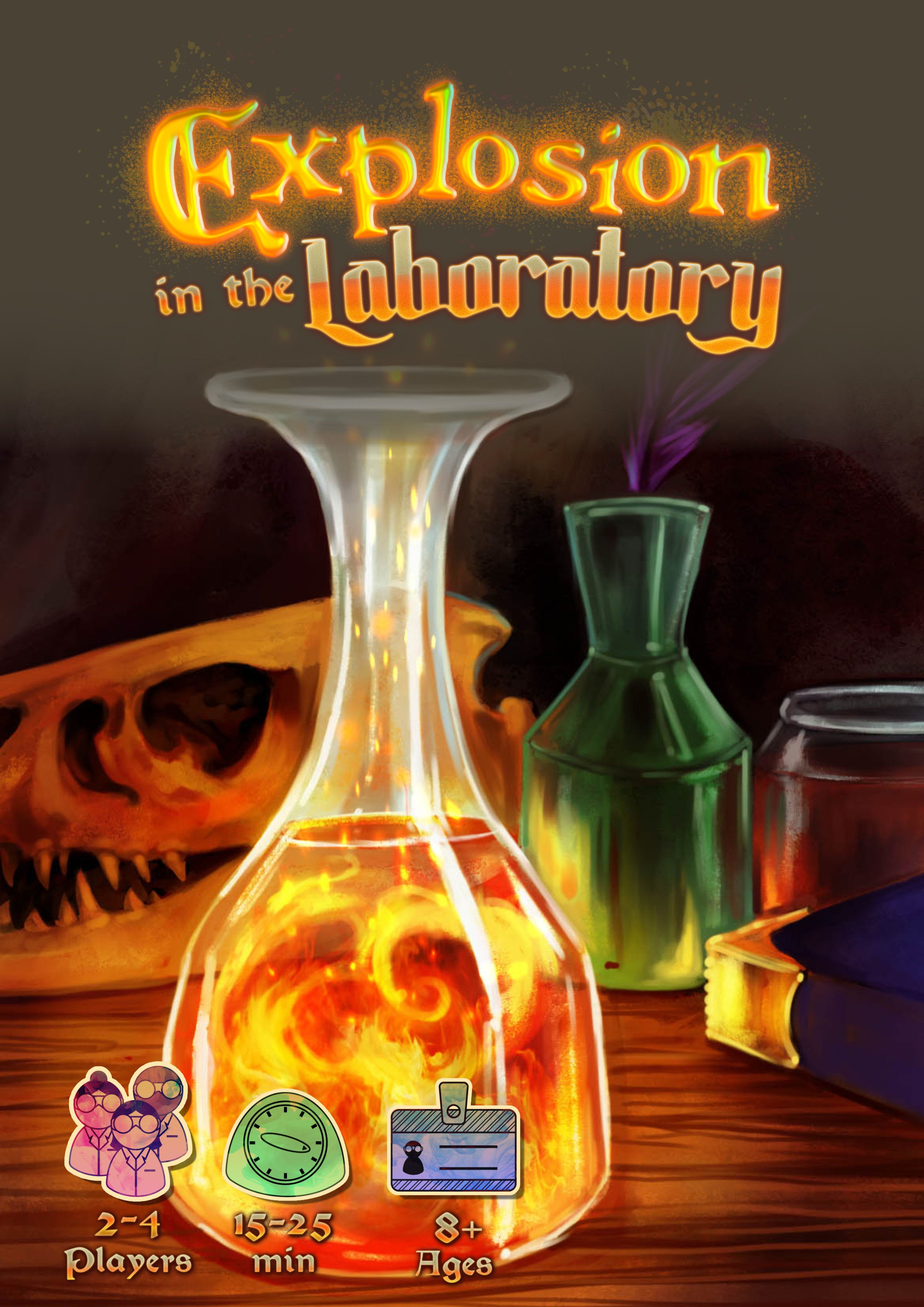 Explosion in the Laboratory box art