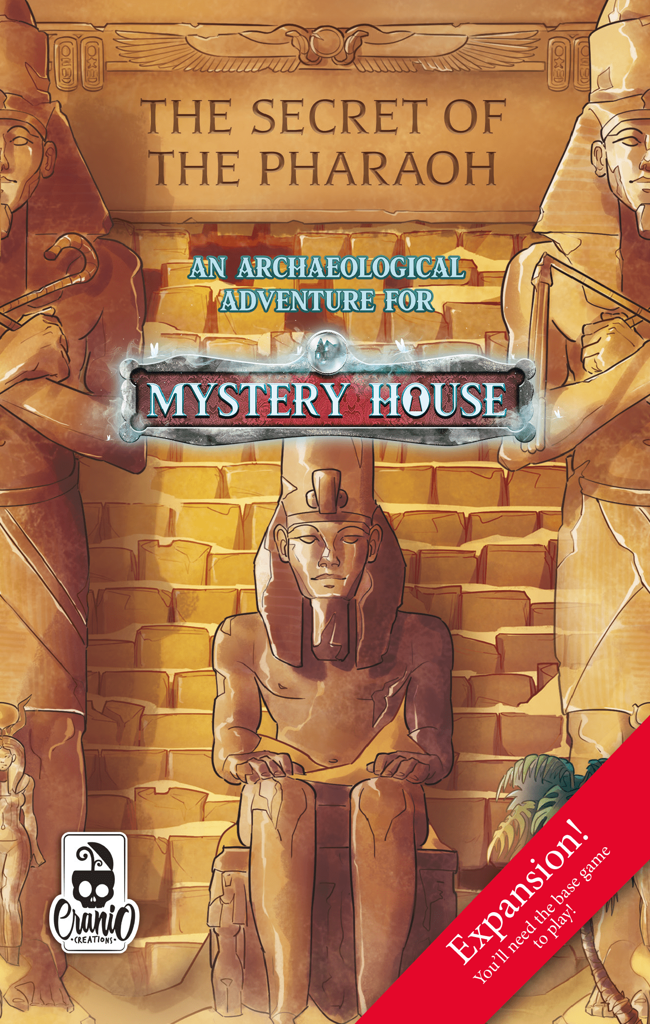 Mystery House: Adventures in a Box – The Secret of Pharaoh box art