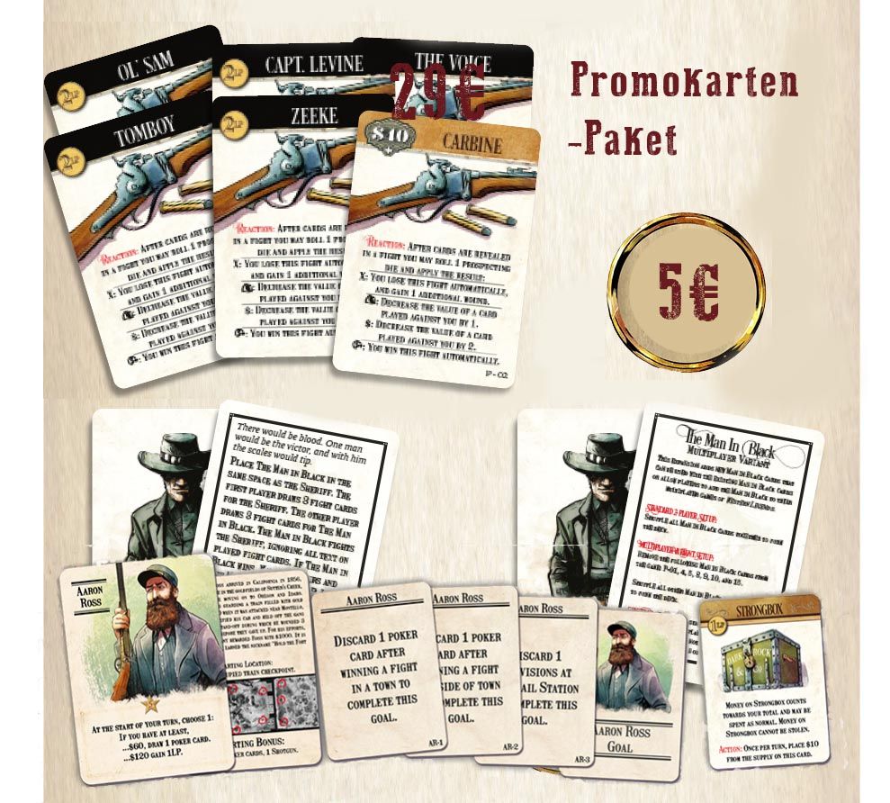 Western Legends: Spieleschmiede Promo Pack box art