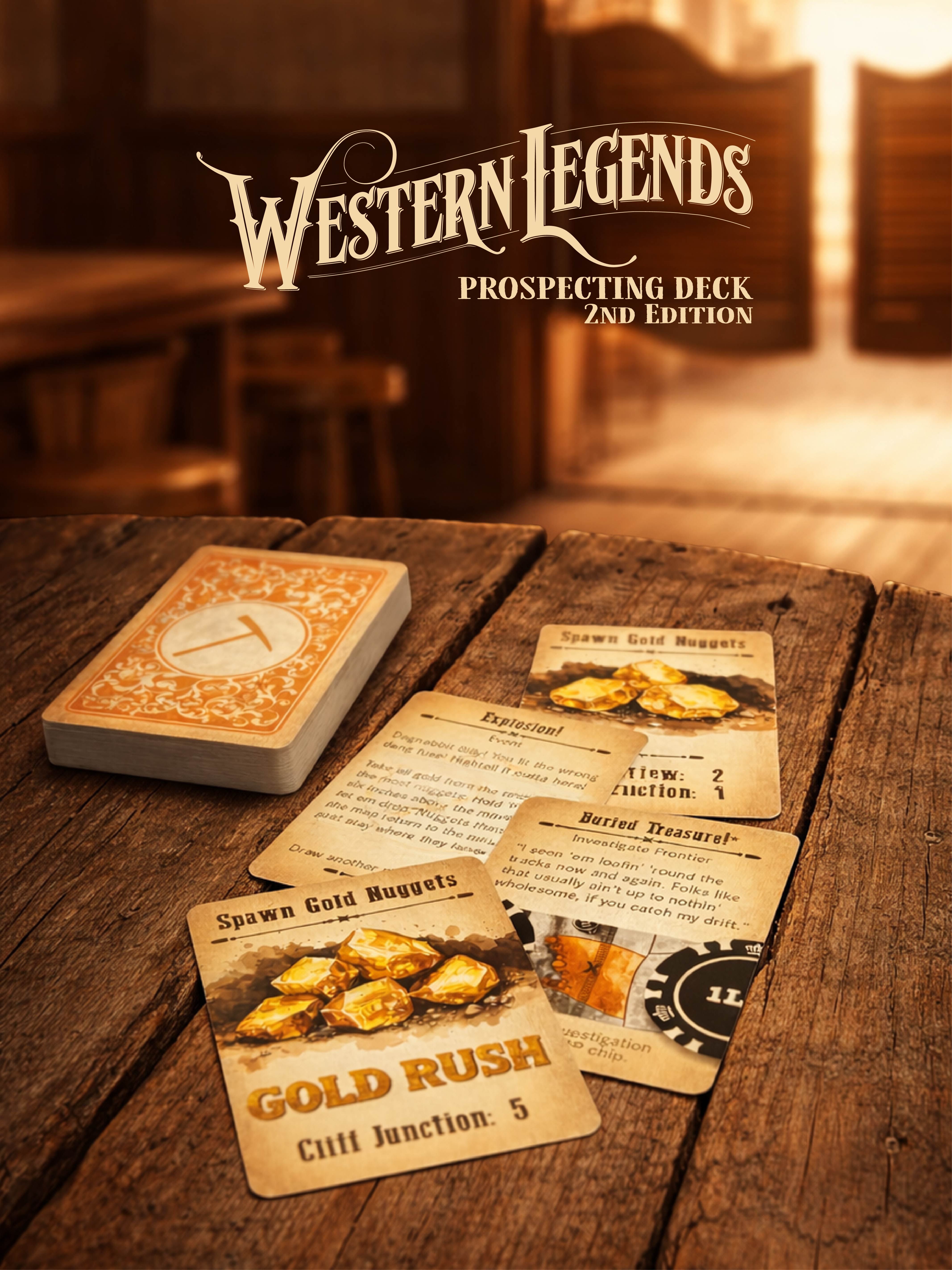 Western Legends: Prospecting Deck Variant doboz