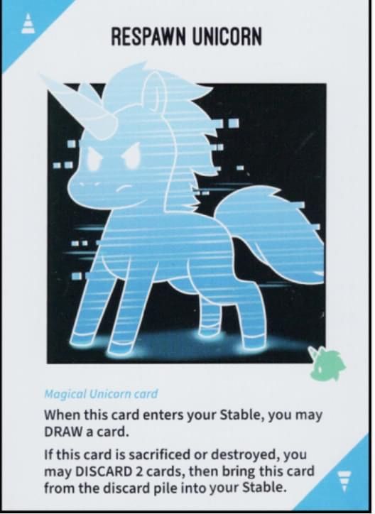 Coperta Unstable Unicorns: Respawn Unicorn