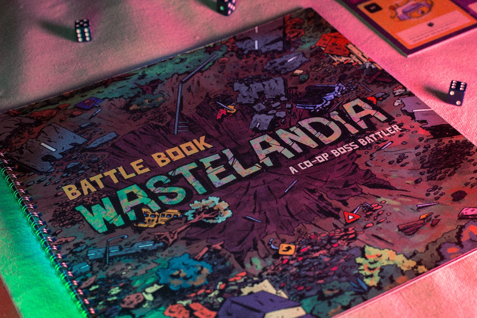 Wastelandia: A Co-op & Solo Boss Battler box art