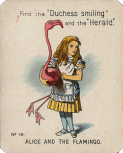 Alice in Wonderland doboz