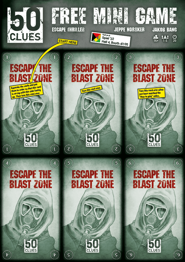 50 Clues: Escape the Blast Zone doboz