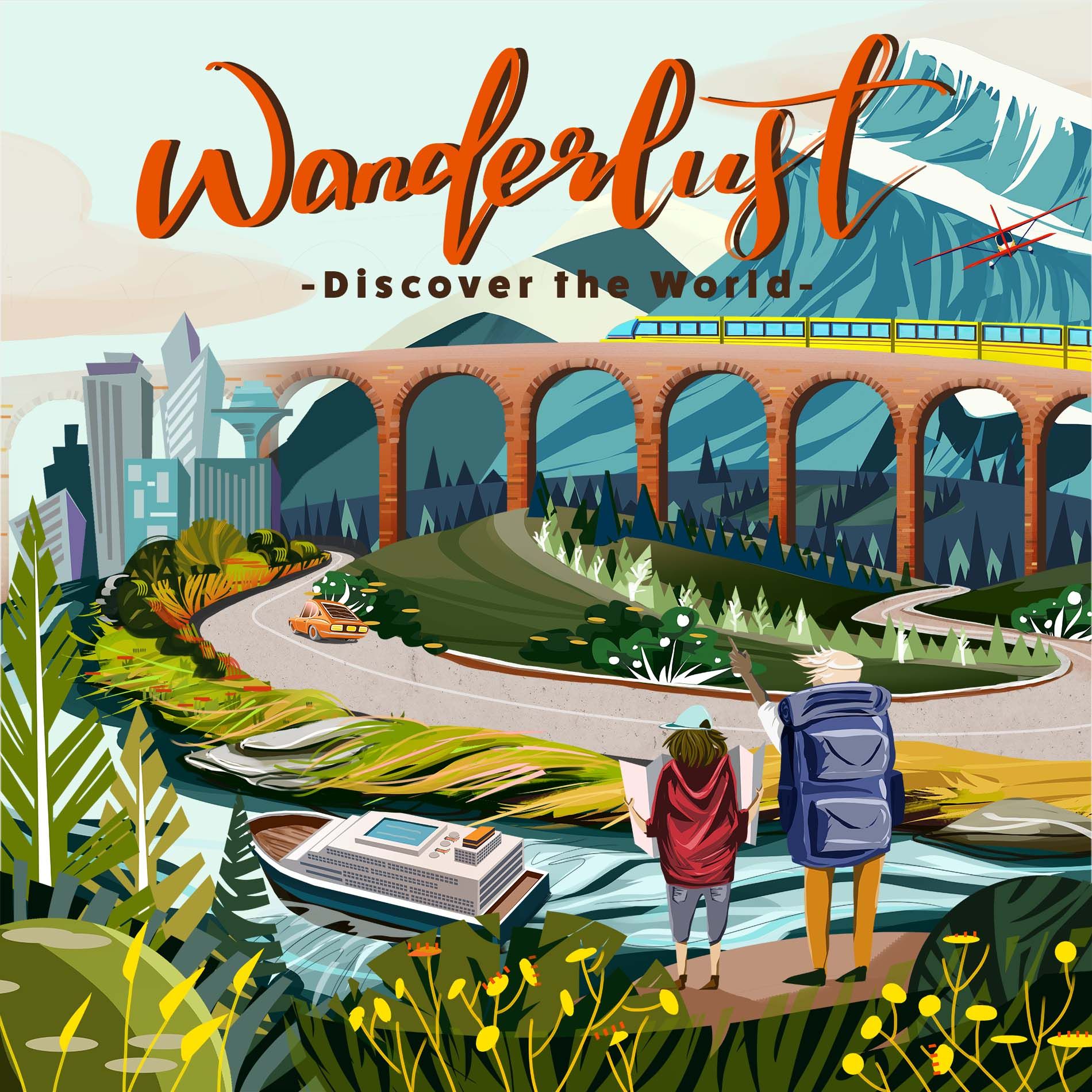 Coperta Wanderlust: Discover the World