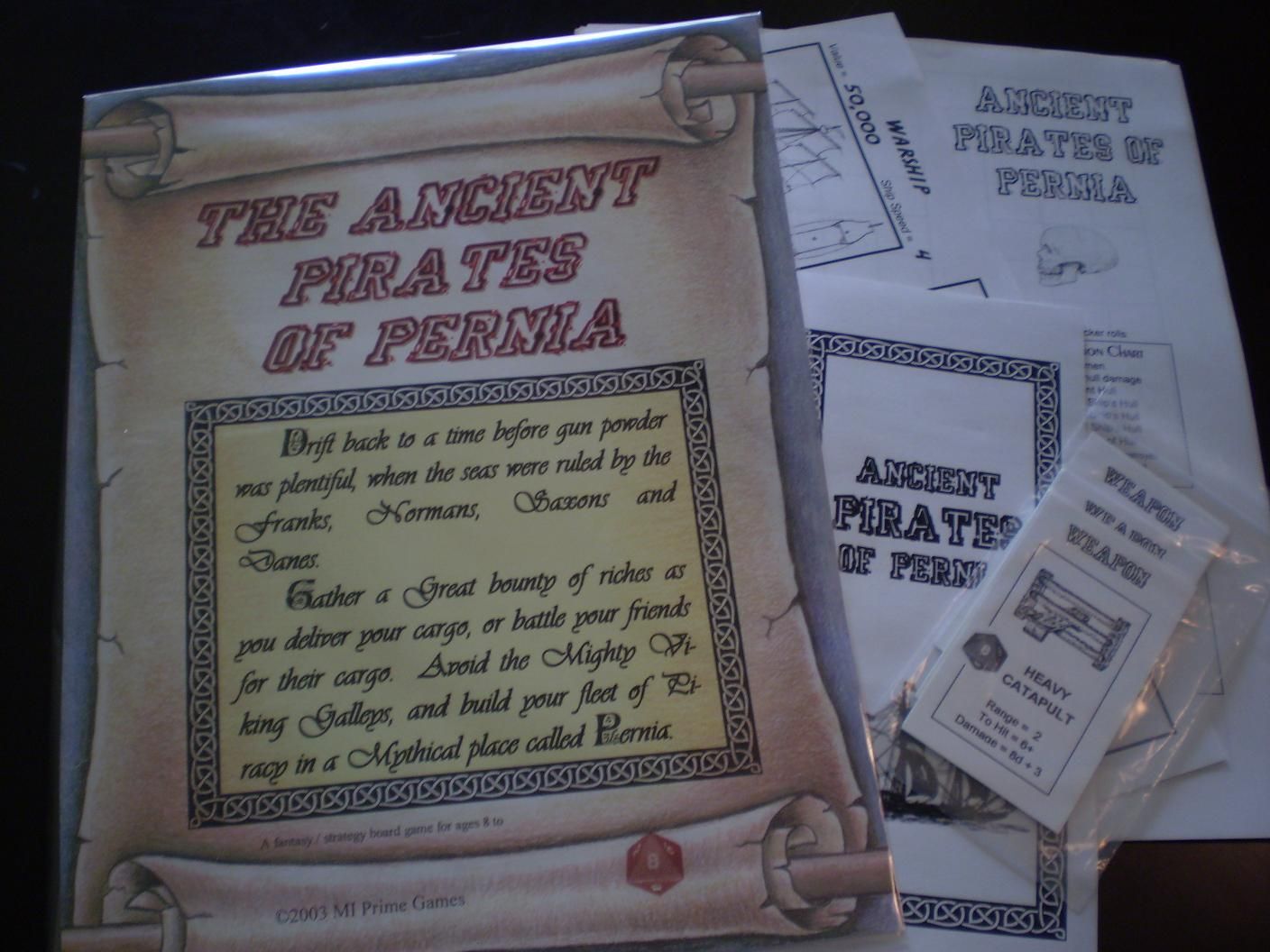 The Ancient Pirates of Pernia box art