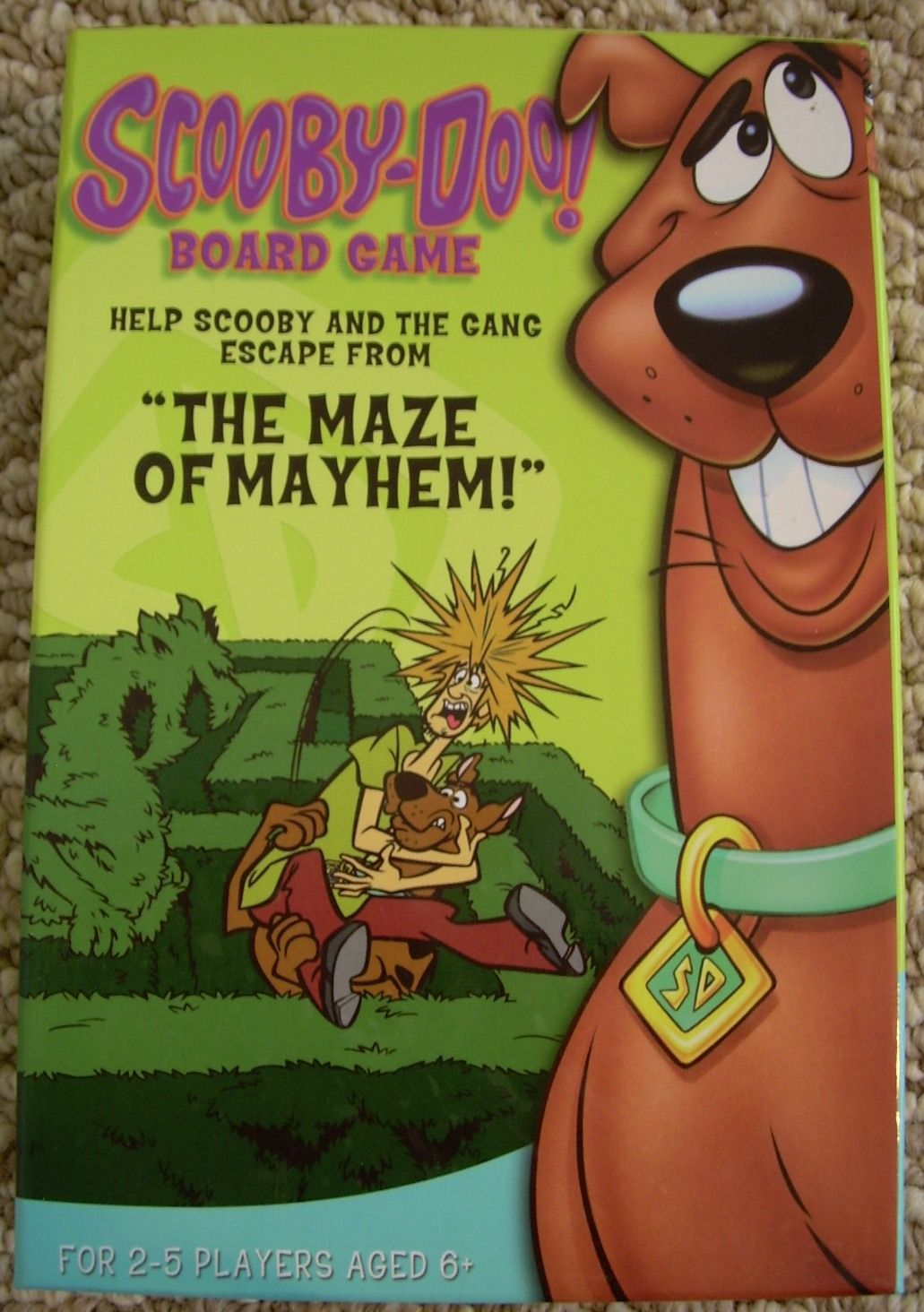 Scooby-Doo! Board Game: The Maze of Mayhem! box art