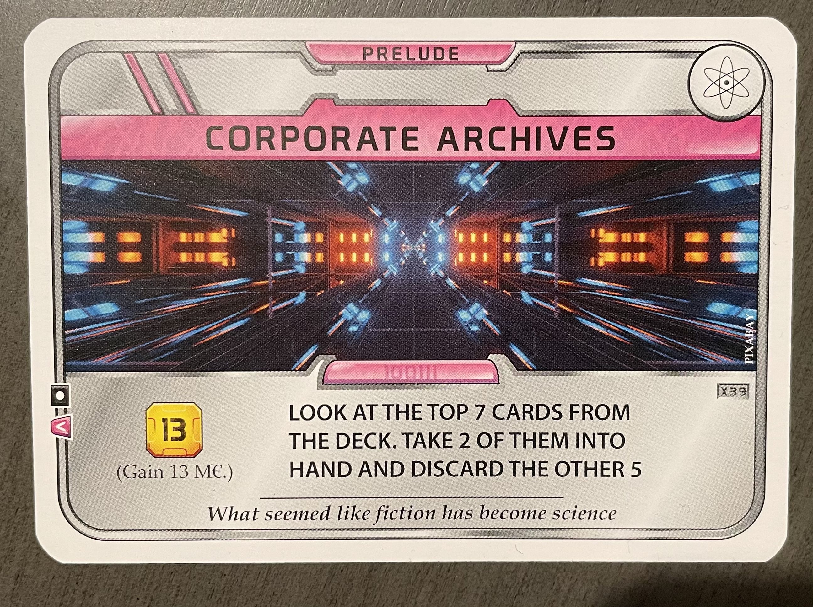 Coperta Terraforming Mars: Corporate Archives Promo Card