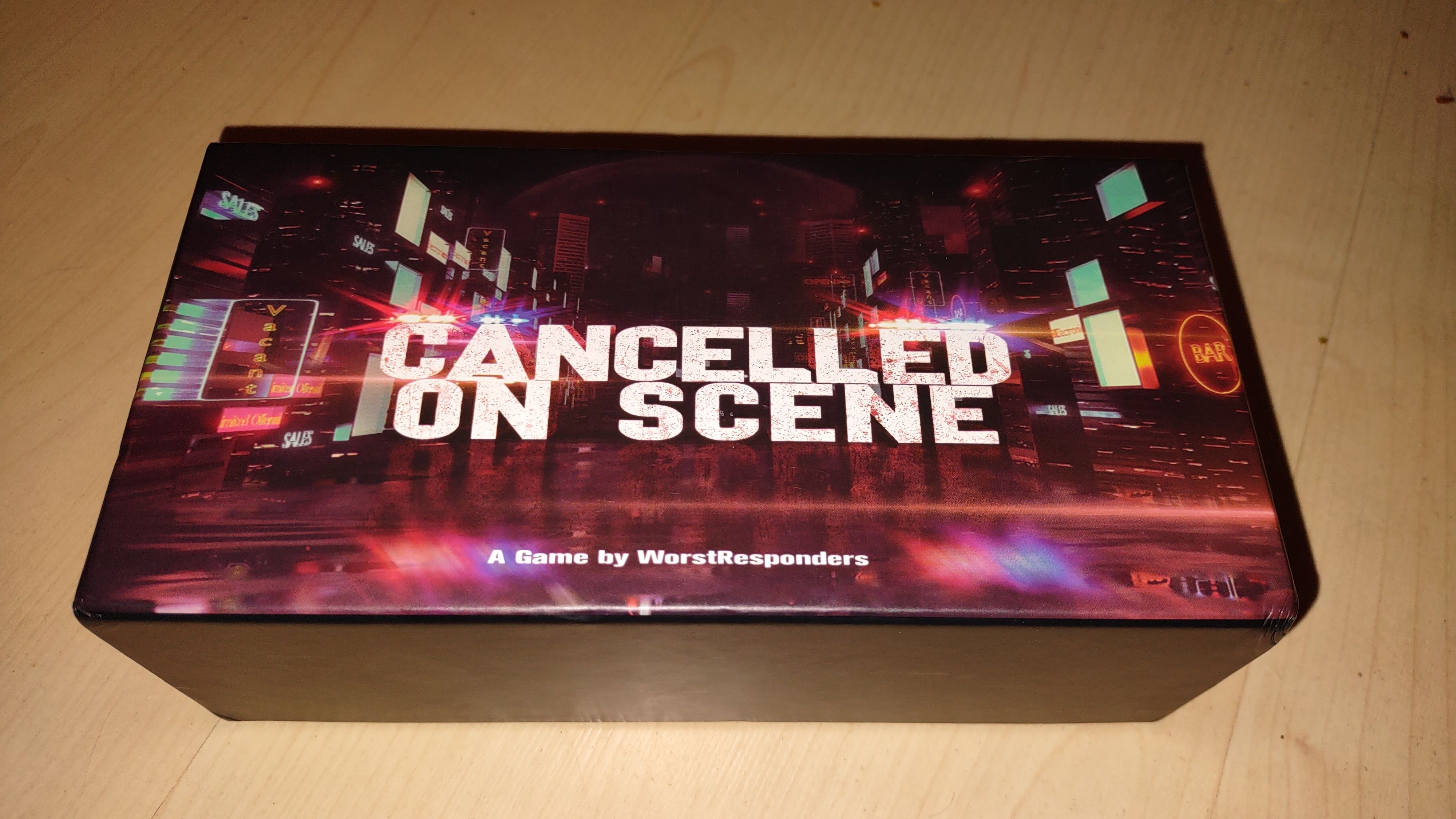 Cancelled On Scene: EMS Card Game box art