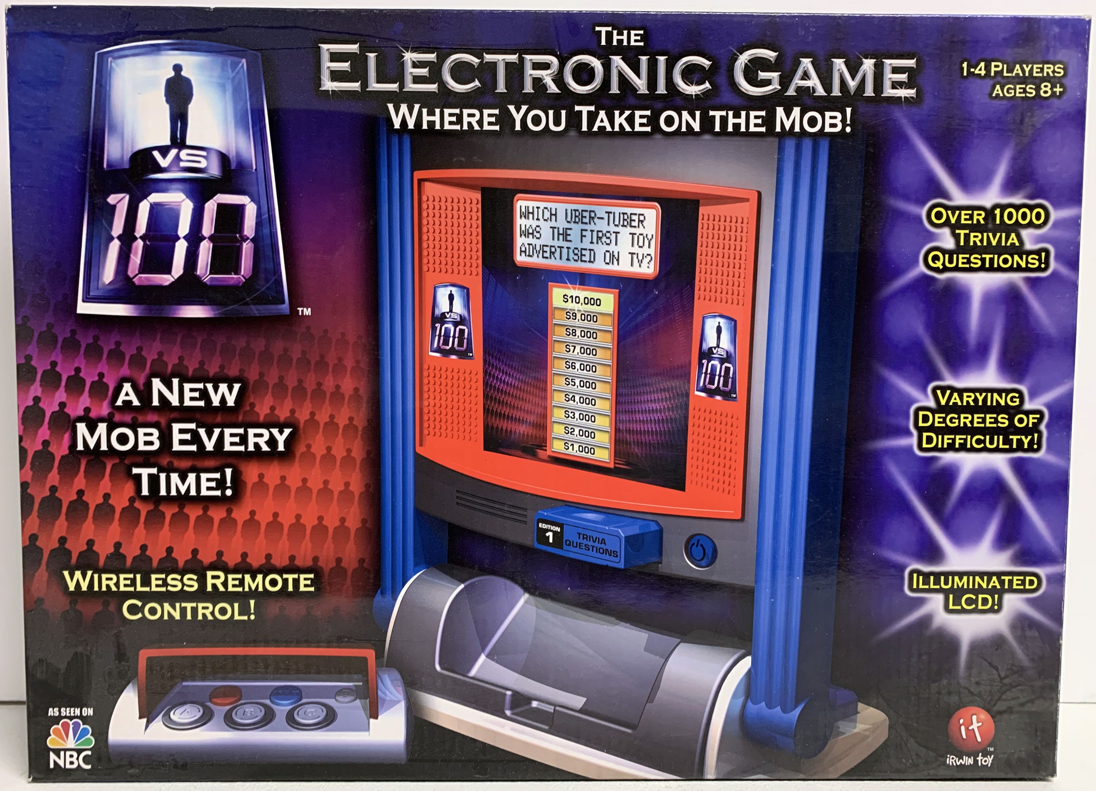 1 vs. 100 Electronic Game doboz