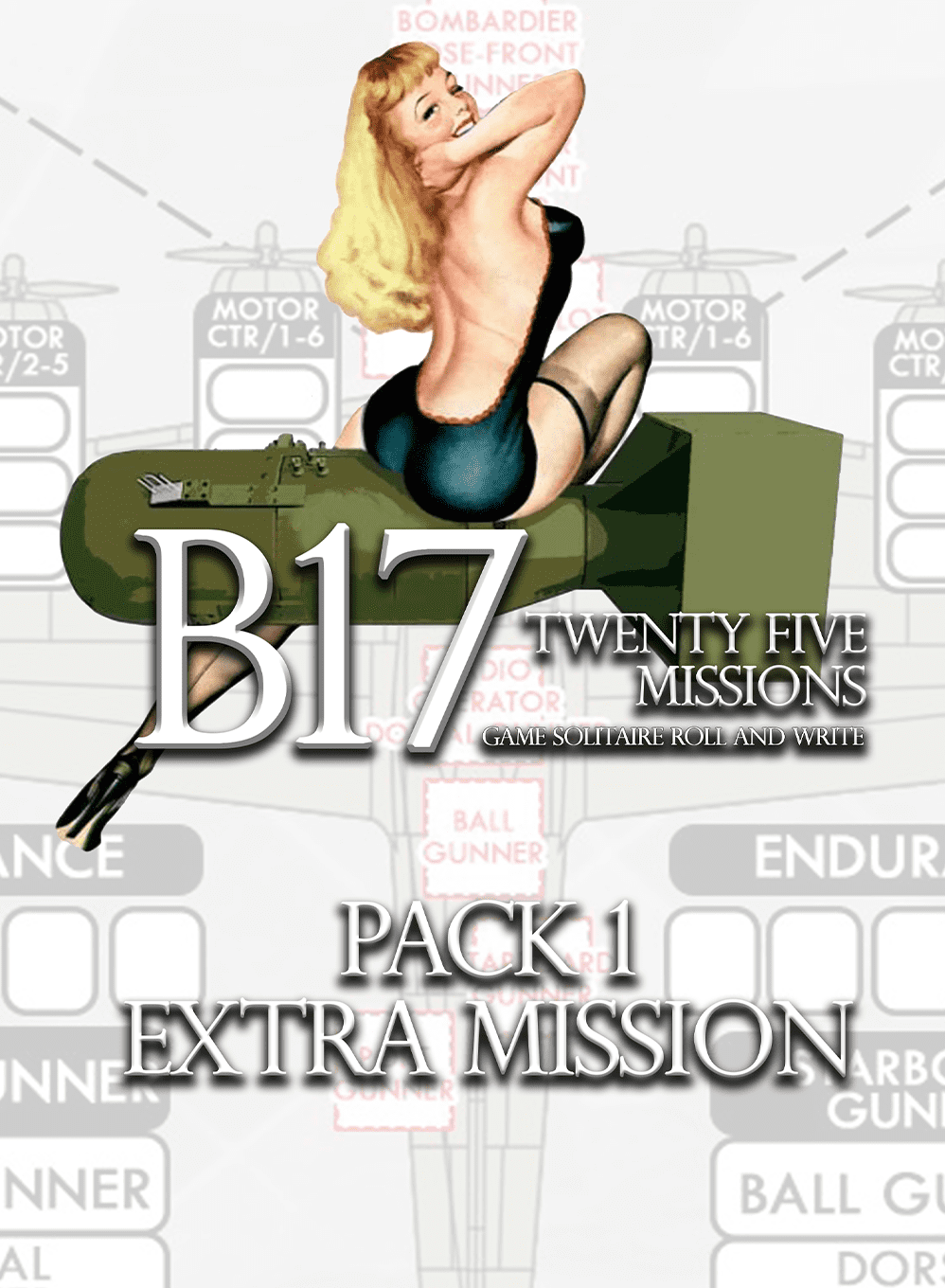 B17 Twenty Five Missions: Pack I box art
