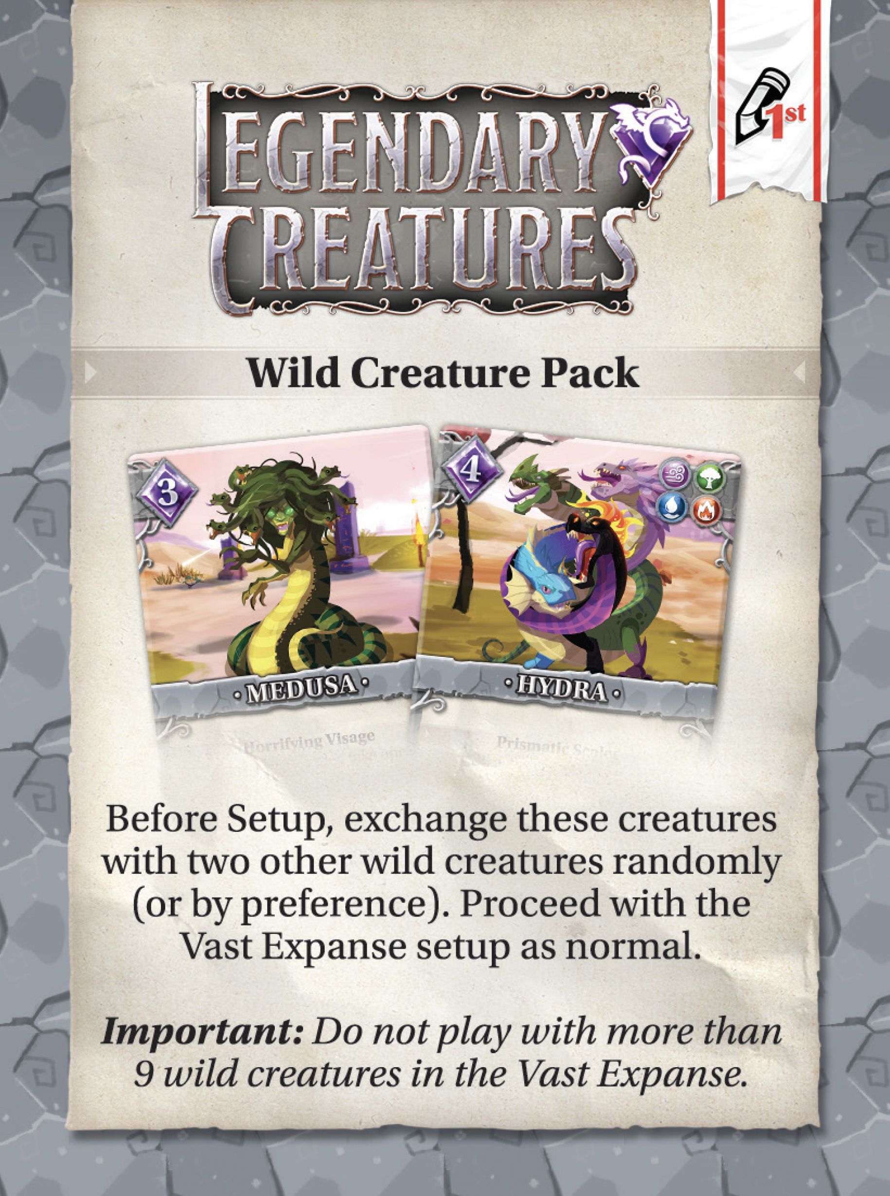 Legendary Creatures: Wild Creature Pack Mini-Expansion doboz