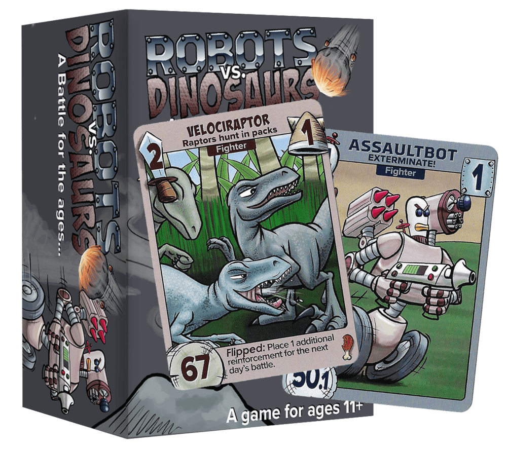 Robots Vs Dinosaurs box art