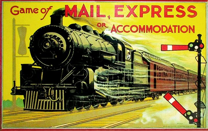 Game of By Mail, Express, or Accommodation Train; or Interstate Commerce box art