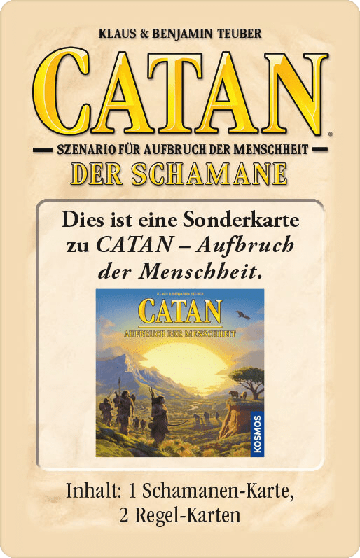 Catan: Aufbruch der Menschheit – Der Schamane box art