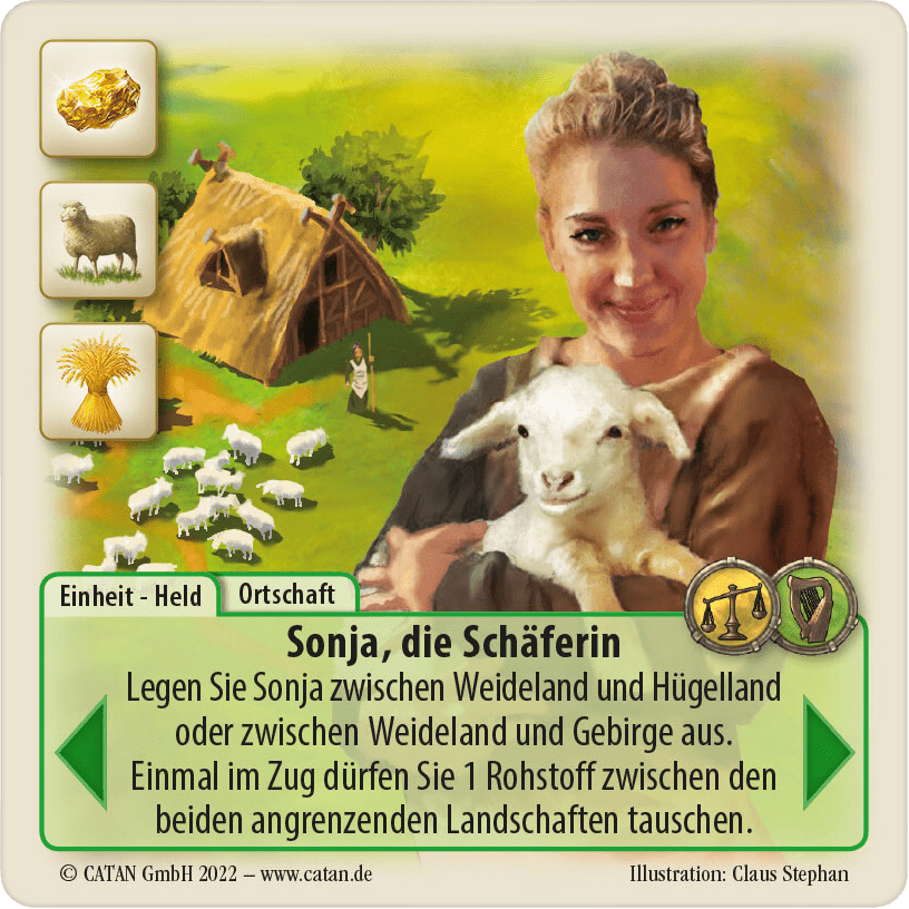 Catan: Das Duell – Sonderkarte 2022: Sonja, die Schäferin box art