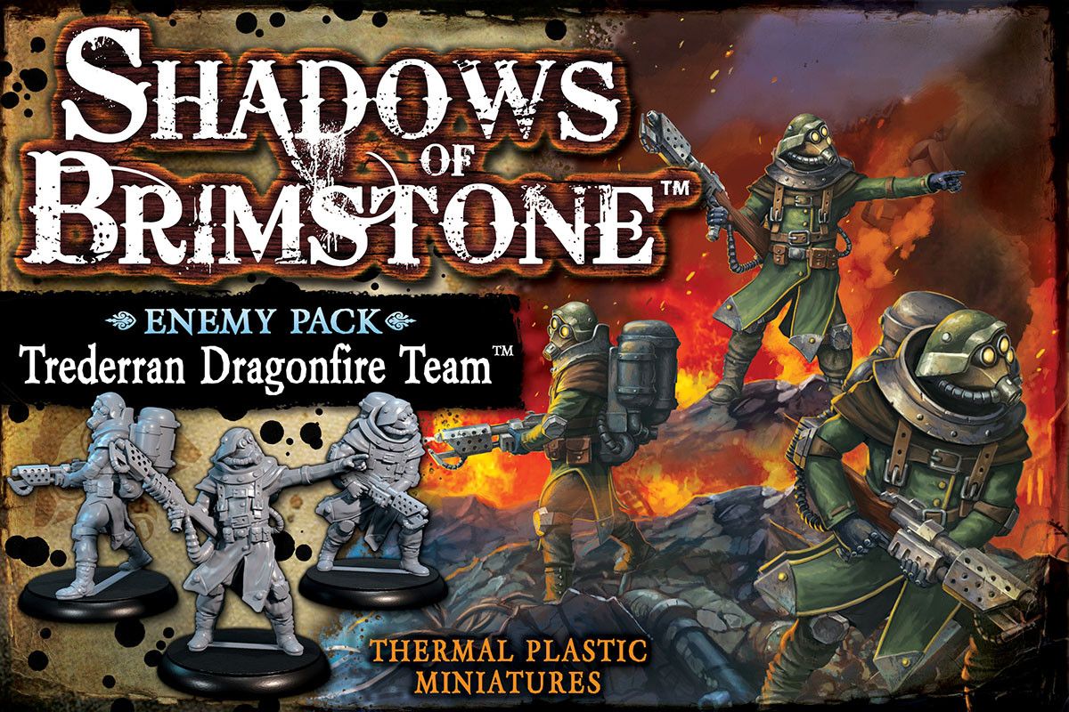 Coperta Shadows of Brimstone: Trederran Dragonfire Team Enemy Pack