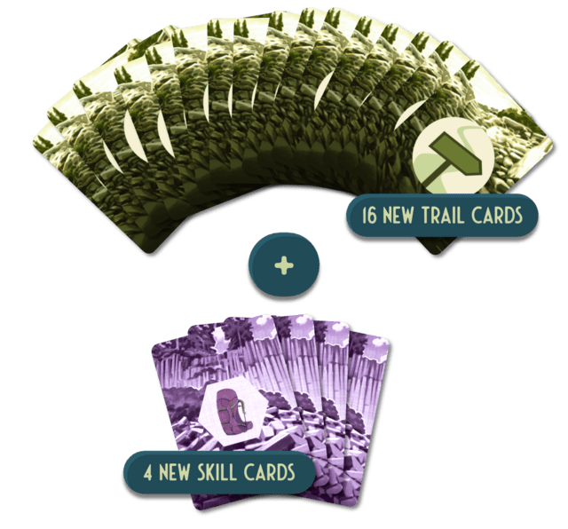Trailblazer: The John Muir Trail – Hiking Card Pack doboz