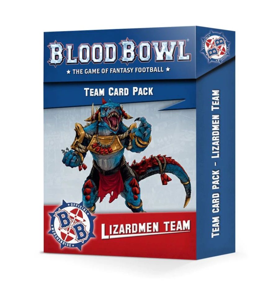 Blood Bowl: Second Season Edition – Lizardmen Team Card Pack doboz