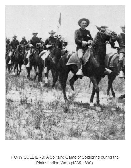 PONY SOLDIERS: A Solitaire Game of Soldiering during the Plains Indian Wars (1865-1890) box art