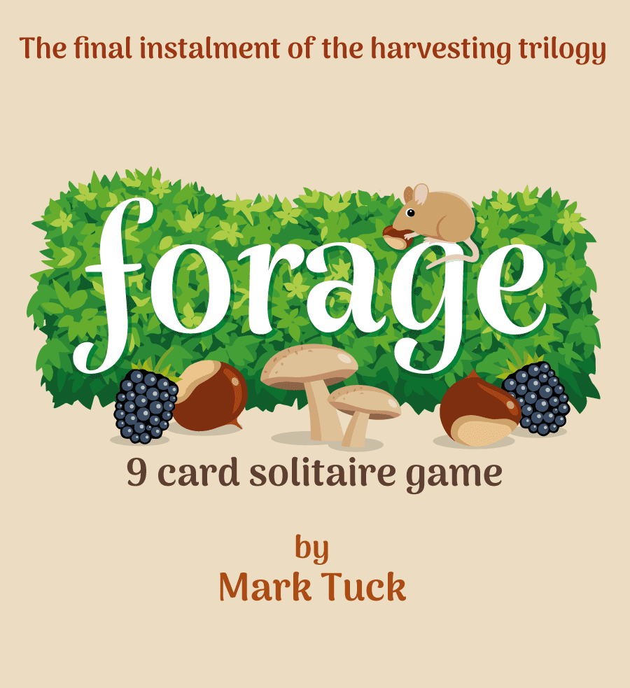 Forage: A 9 card solitaire game box art