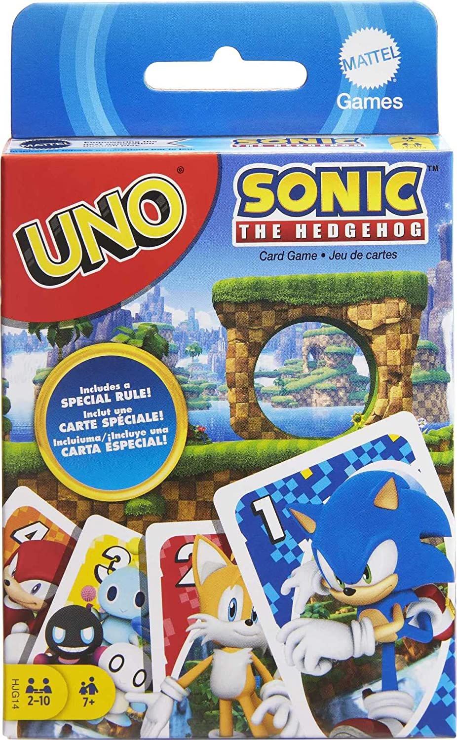UNO: Sonic The Hedgehog box art