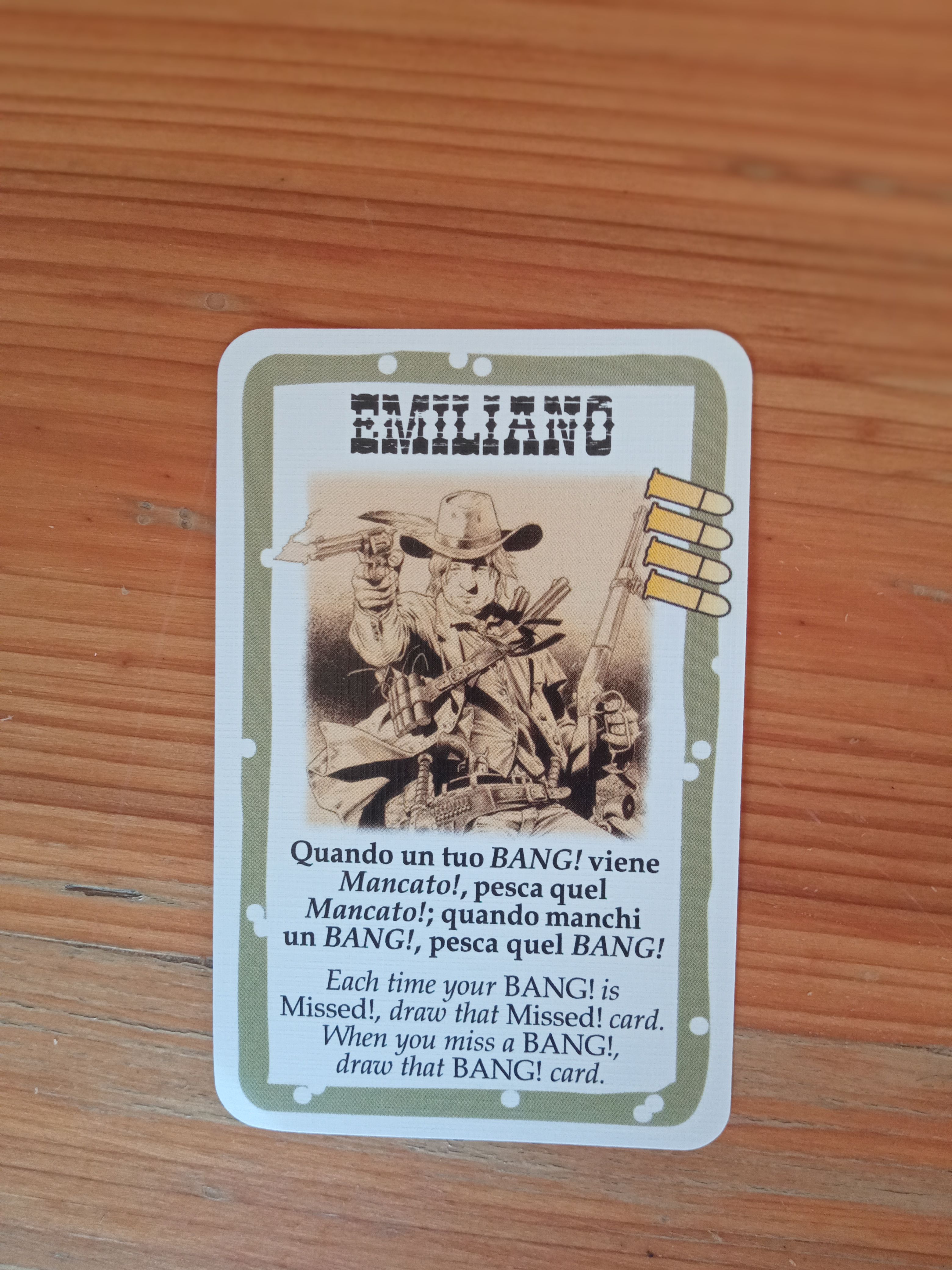 BANG!: Emiliano box art