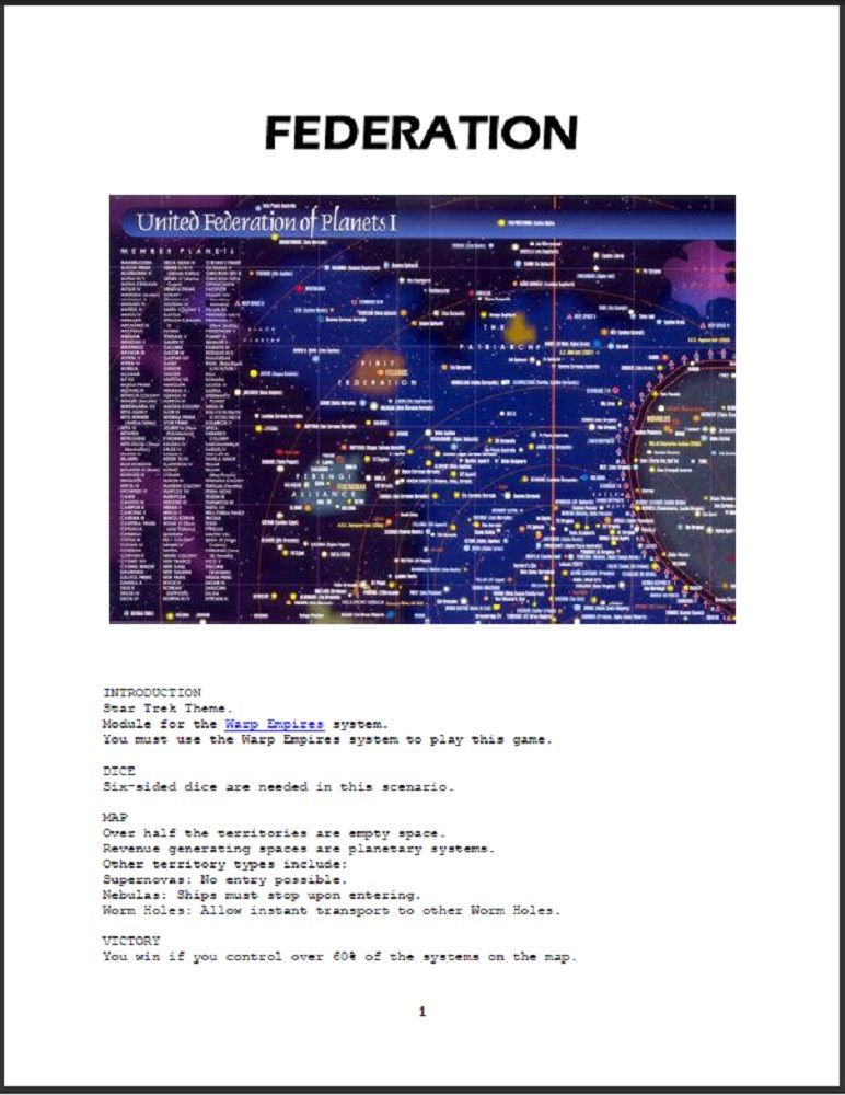 Federation box art