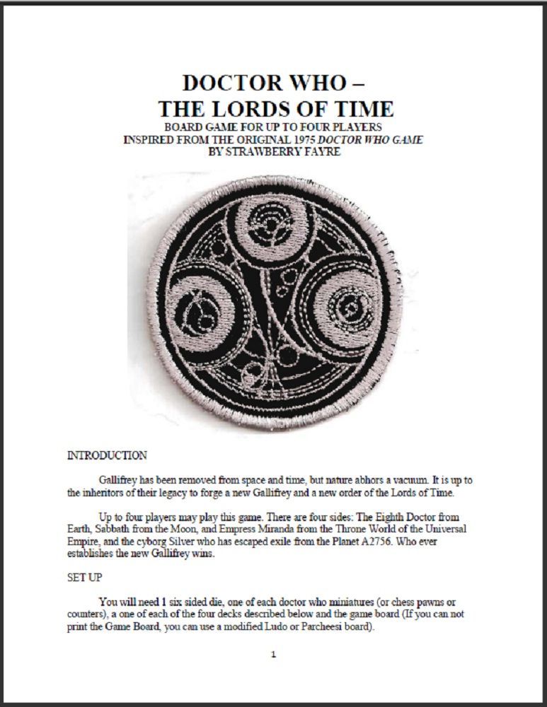 Doctor Who: The Lords of Time box art