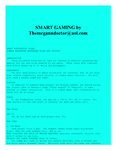 SMART Gaming