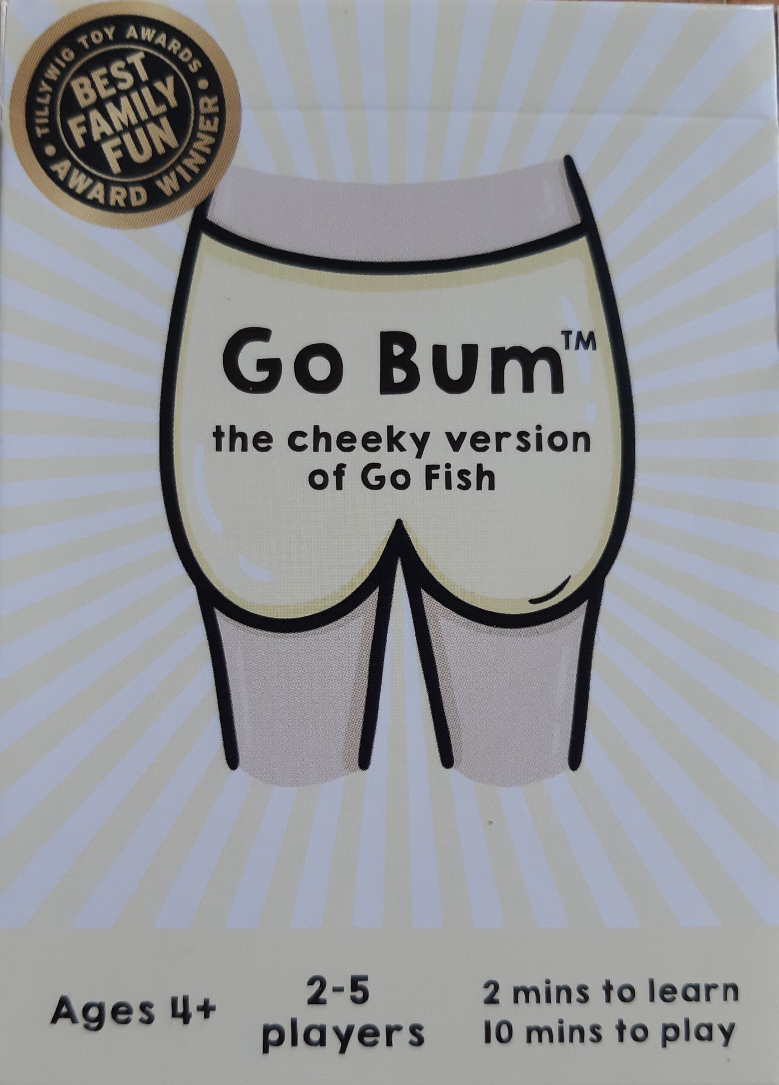 Go Bum: the cheeky version of Go Fish box art