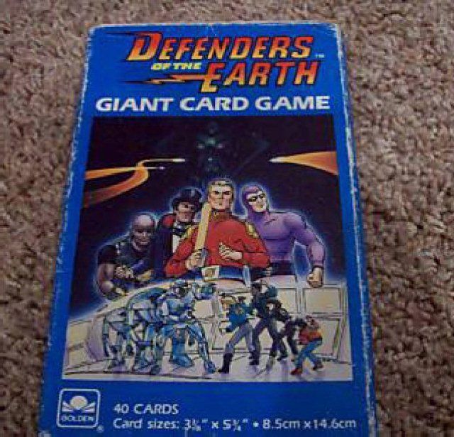 Defenders of the Earth Giant Card Game box art