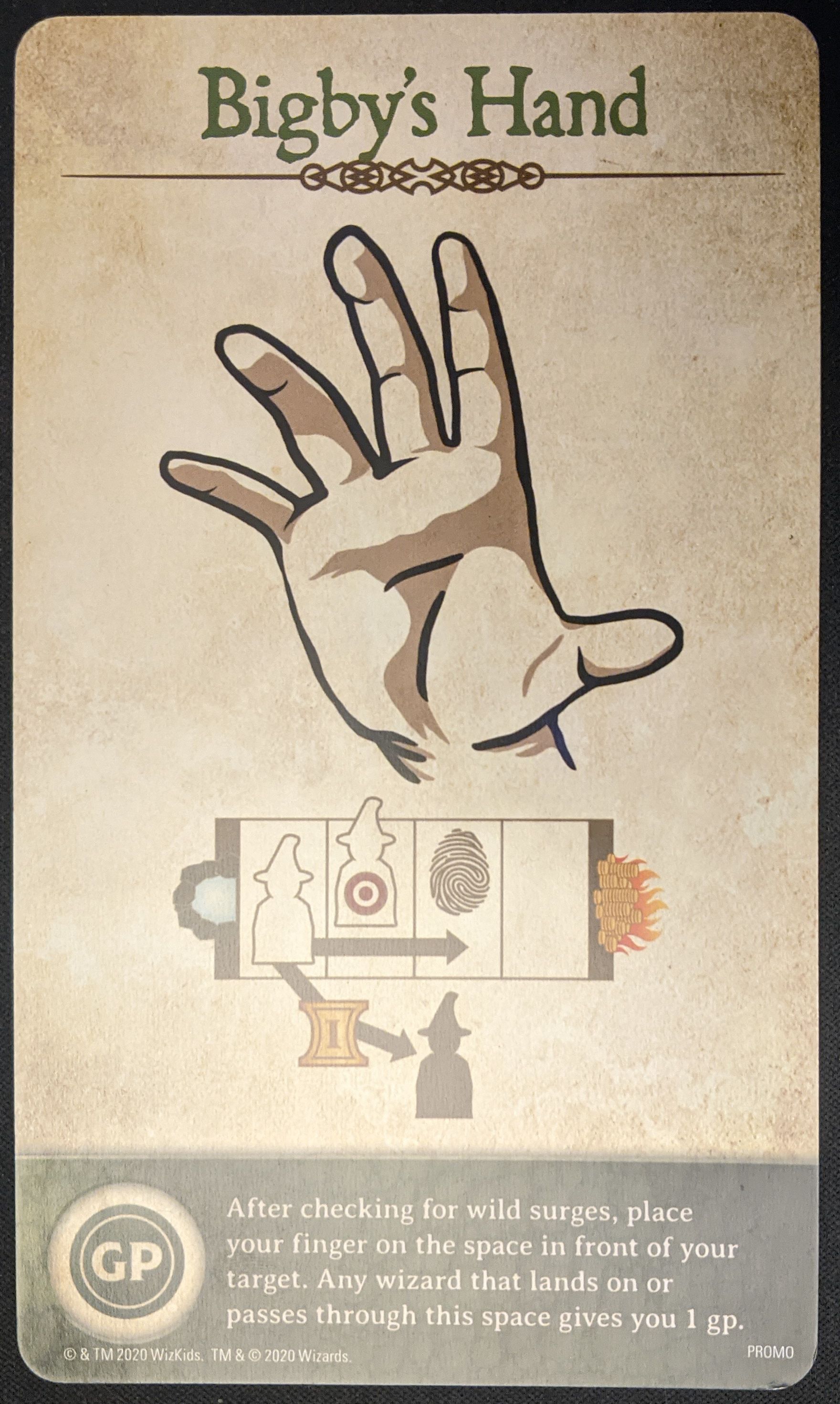 Coperta Dungeons & Dragons: Rock Paper Wizard – Bigby's Hand