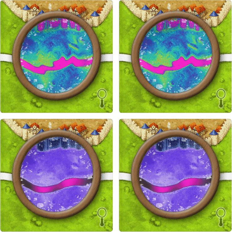 Cosmic Portal: Mirror Zone (fan expansion for Carcassonne) box art