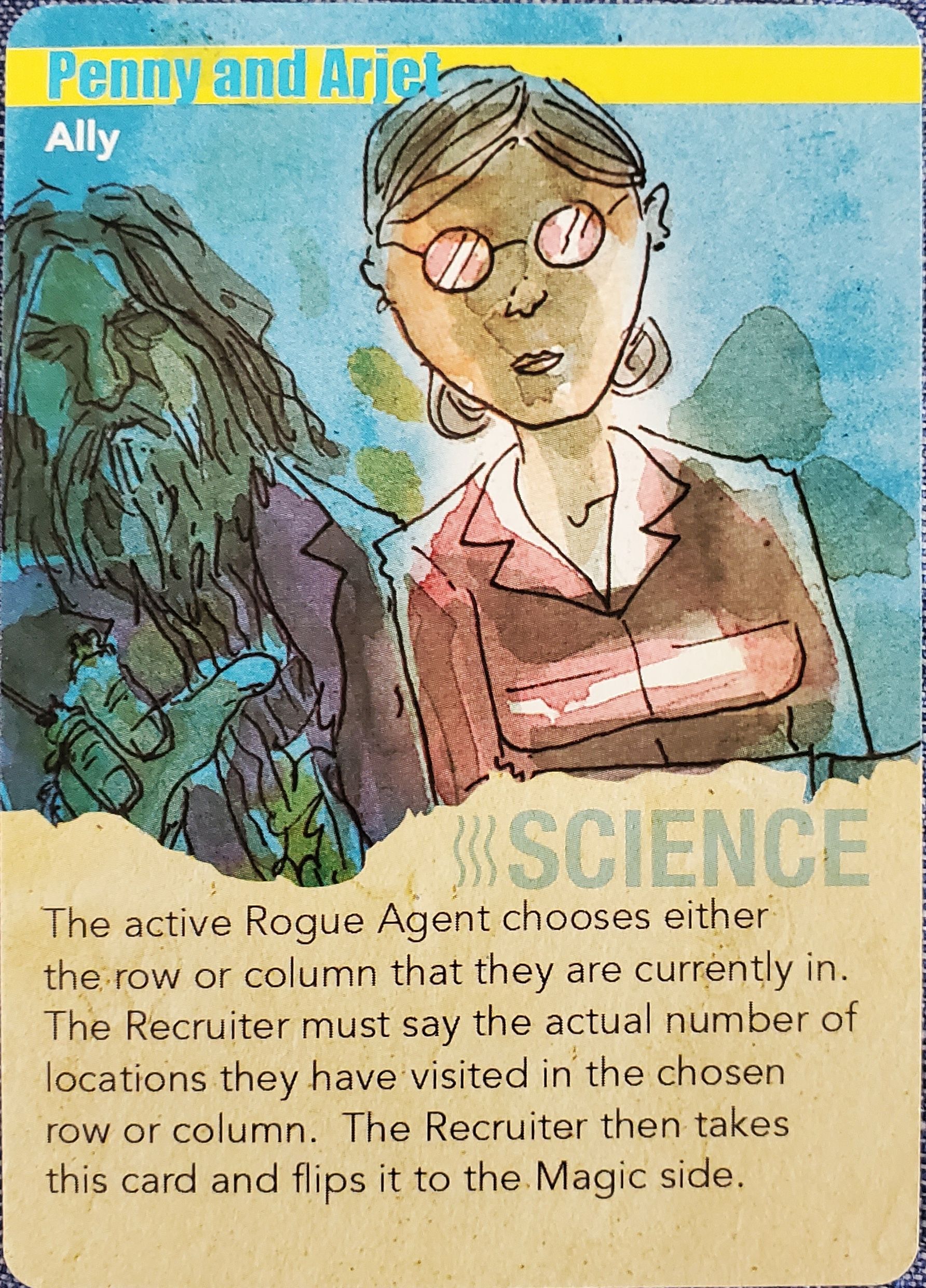 Coperta Mind MGMT: Penny and Arjet Promo Card