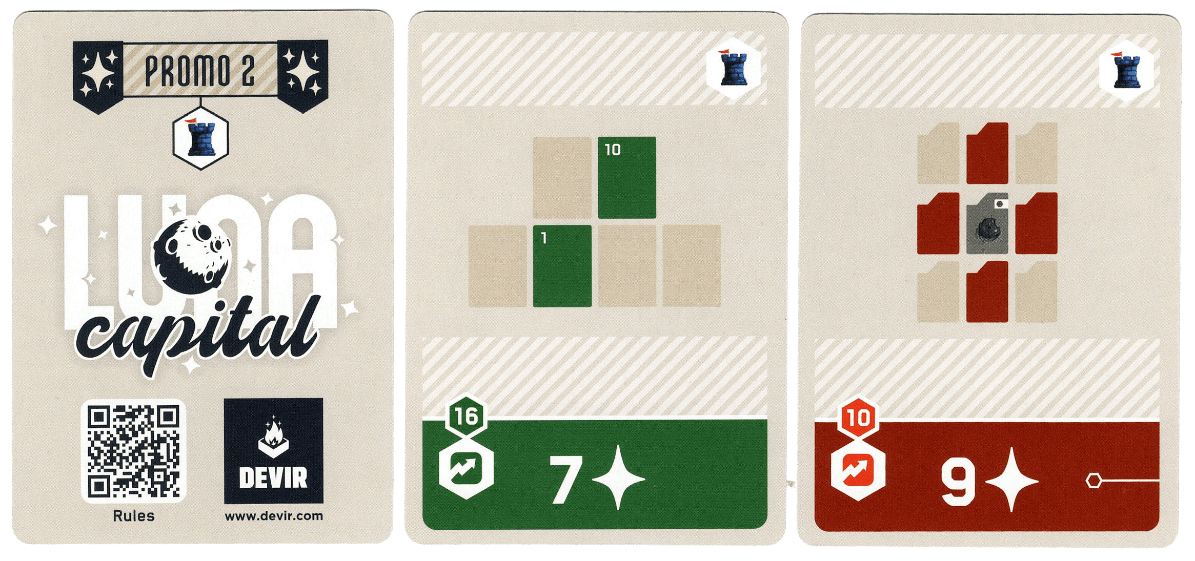 LUNA Capital: Promo 2 – Dice Tower 2022 Cards box art