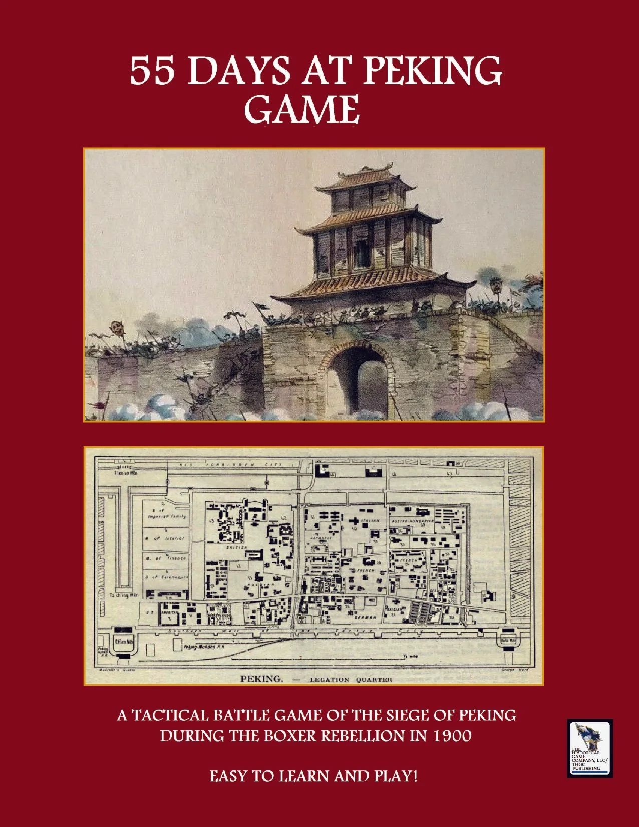 55 Days at Peking Game box art
