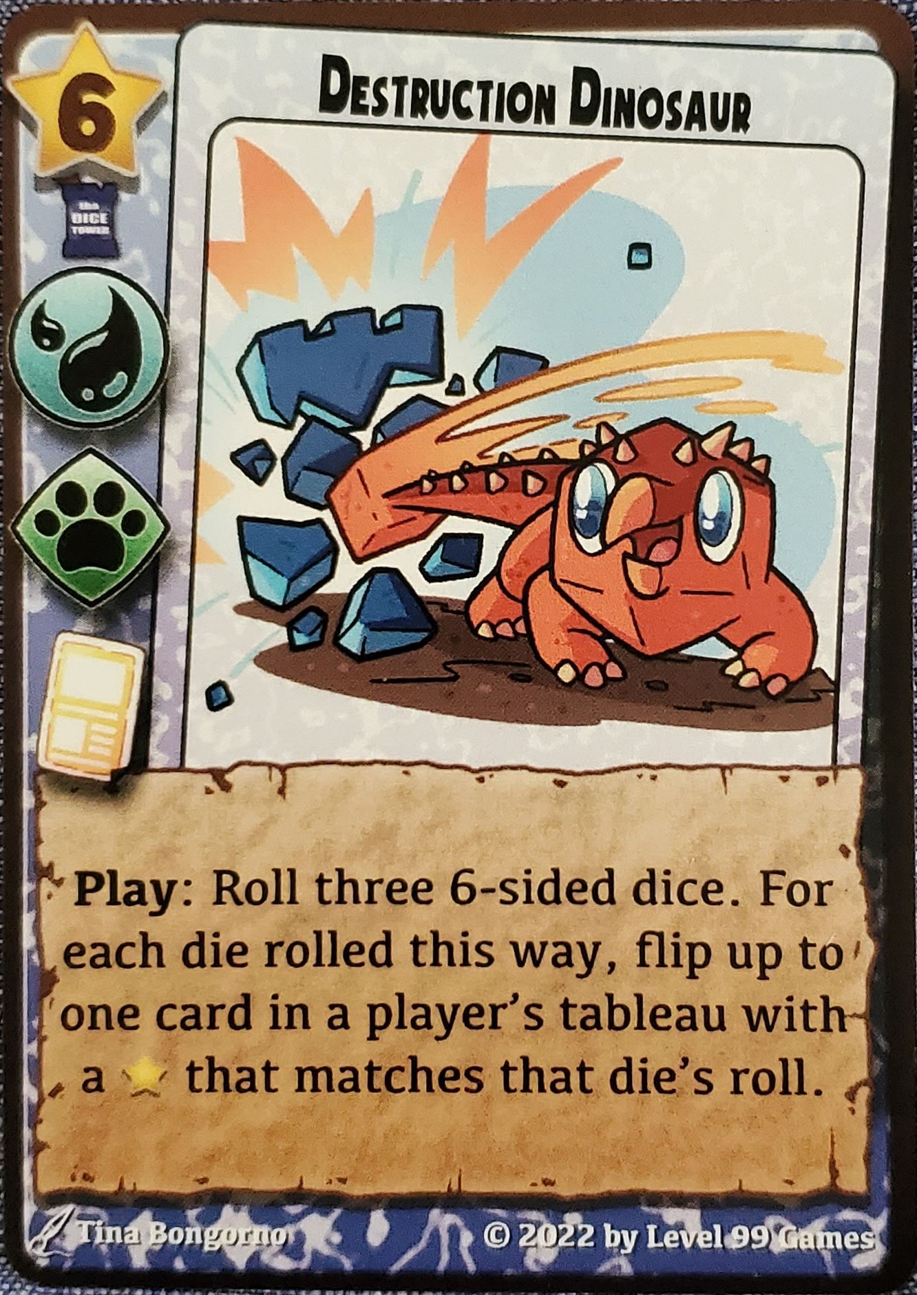 Millennium Blades: Destruction Dinosaur Promo Card box art