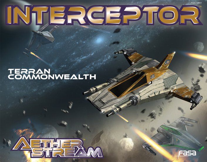 Aetherstream: Interceptor – Terran Commonwealth Squadron Set doboz