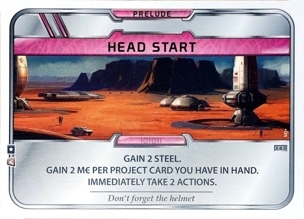 Terraforming Mars: Head Start Promo Card box art