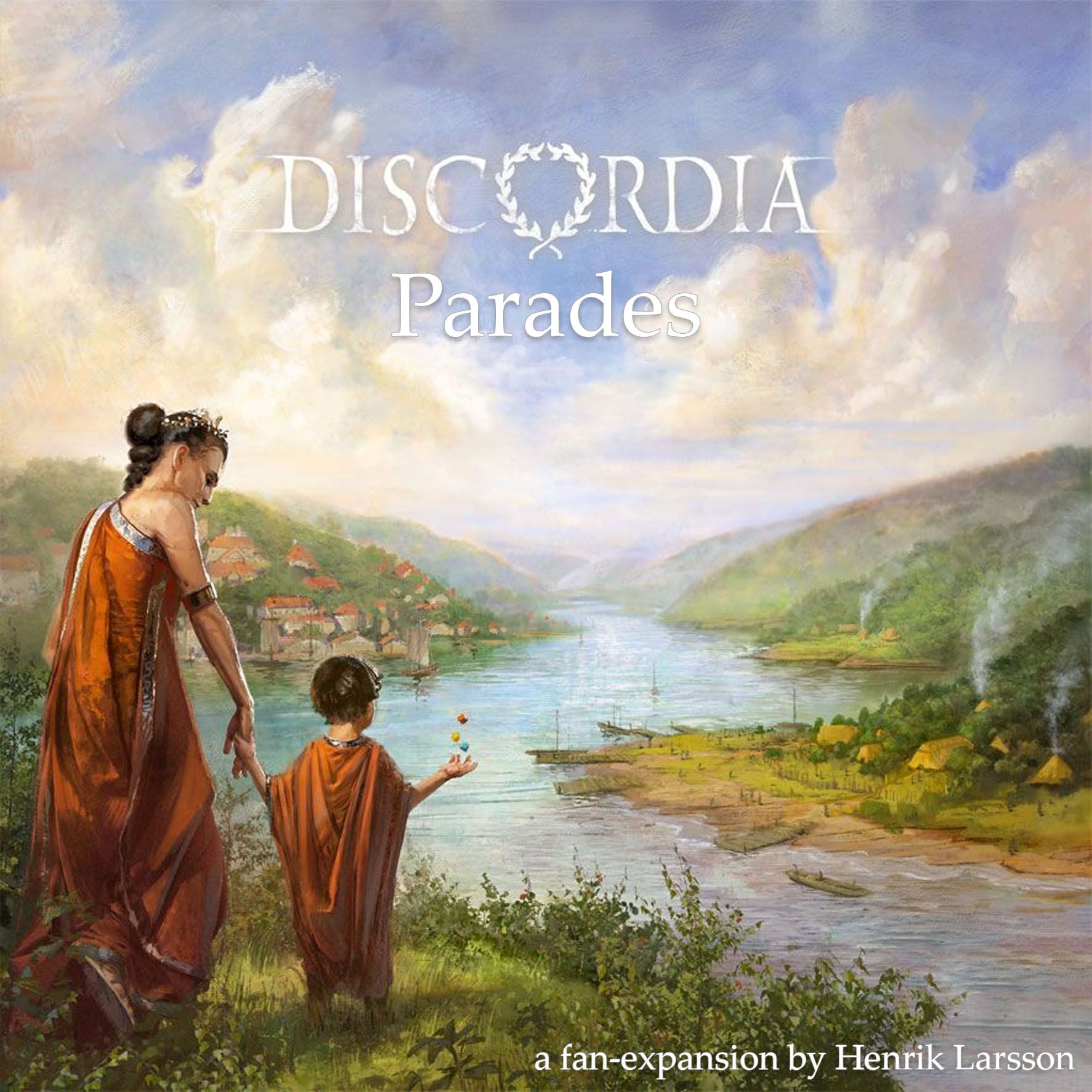Discordia Parades (fan expansion for Discordia) doboz