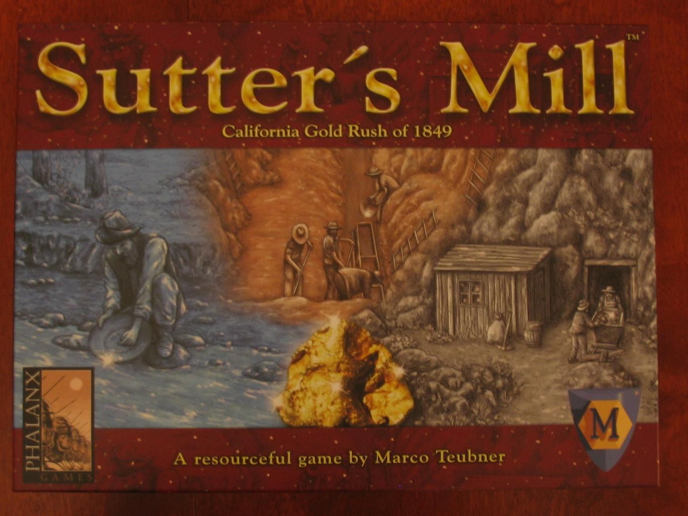 Sutter's Mill: California Gold Rush of 1849 box art